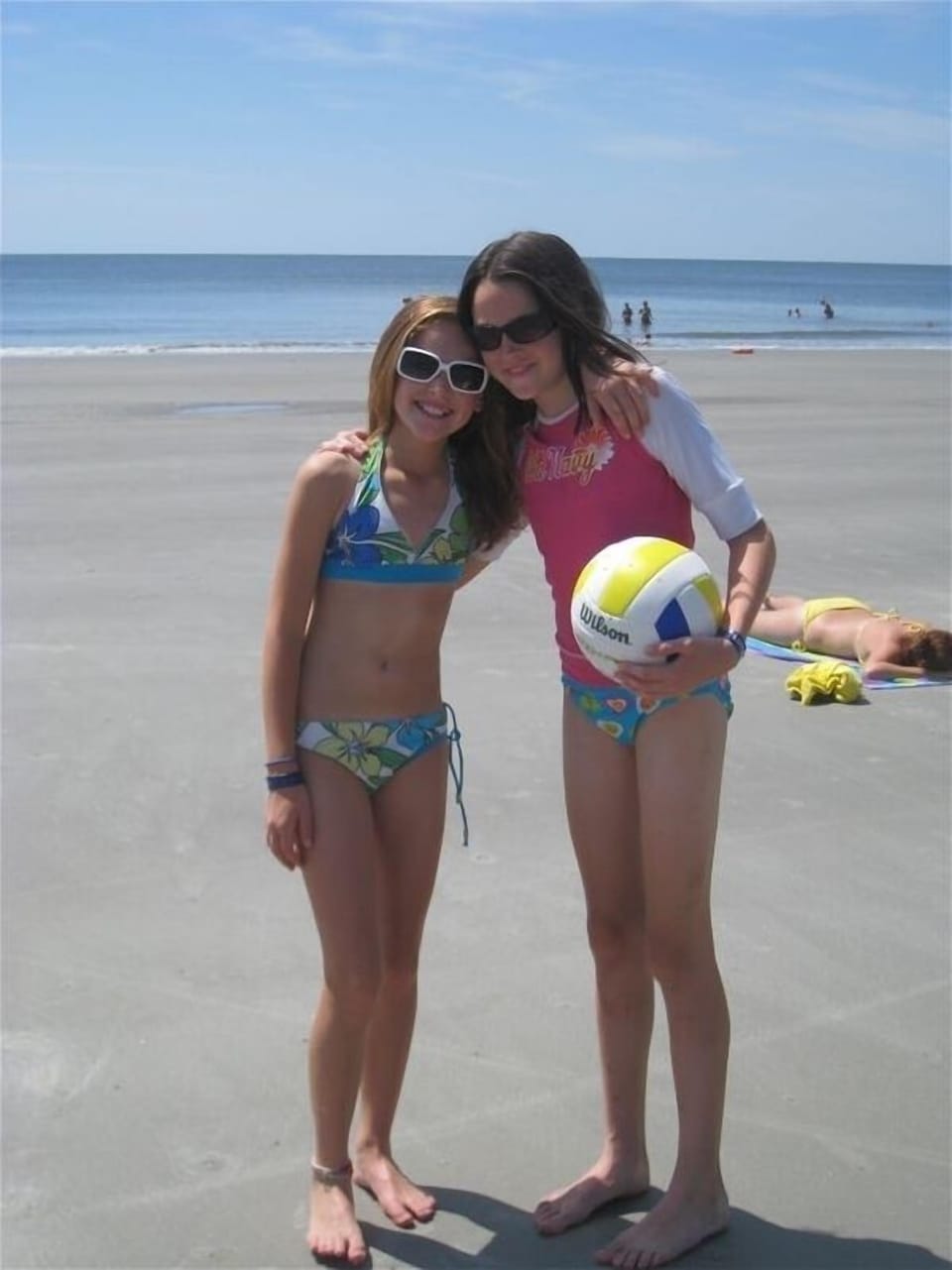 Fun at the Beach - Future Volleyball Stars