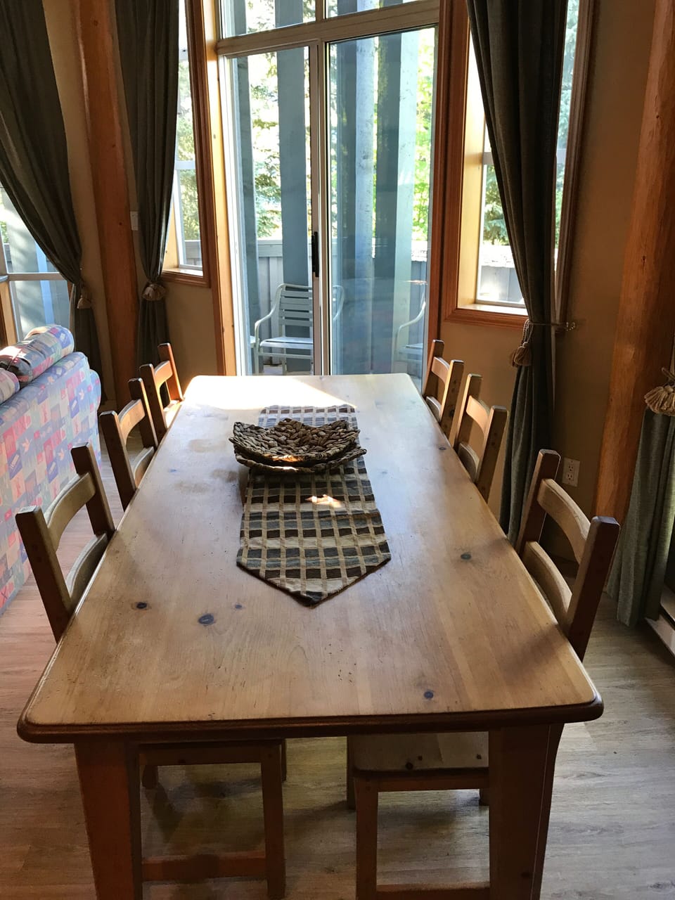 Dining table - easily seats 8