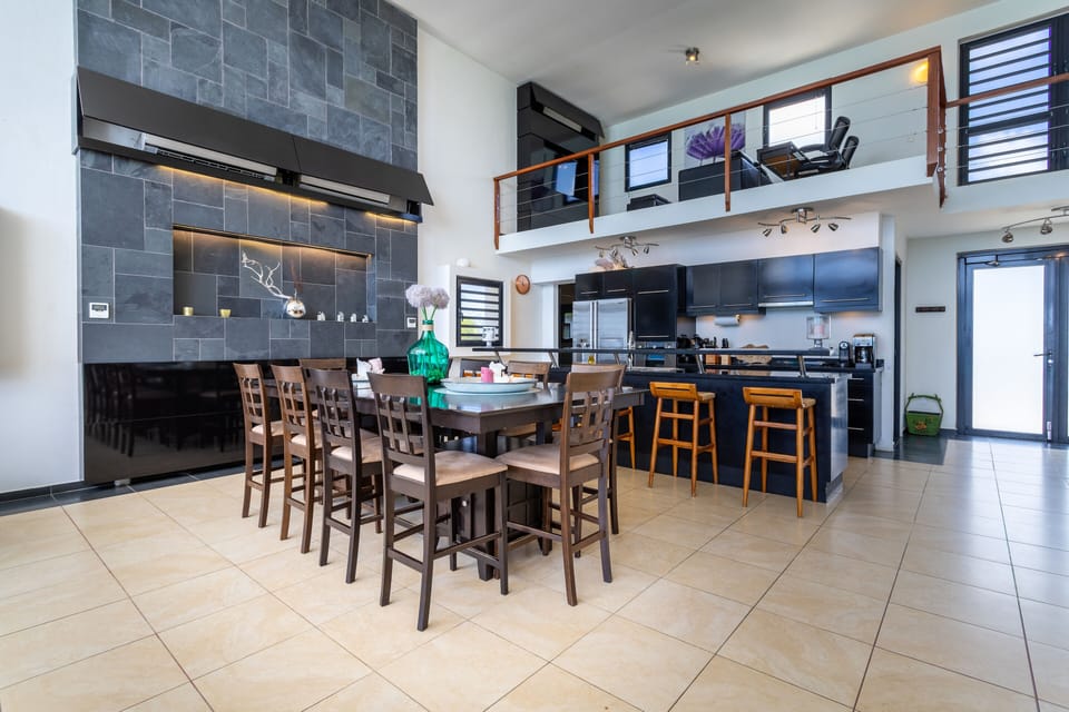 Contemporary design with plenty of seating
