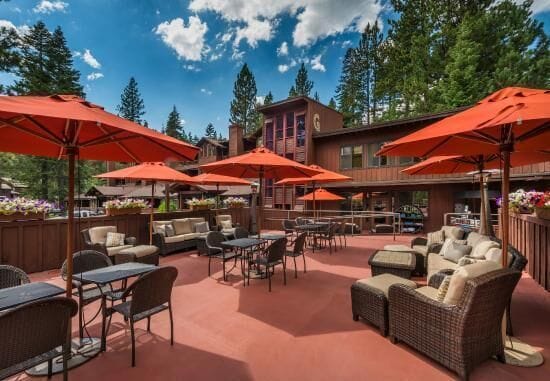 Patio at Granlibakken Main Lodge