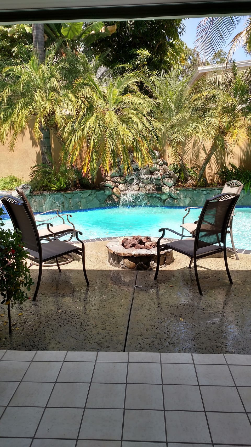 View from kitchen area