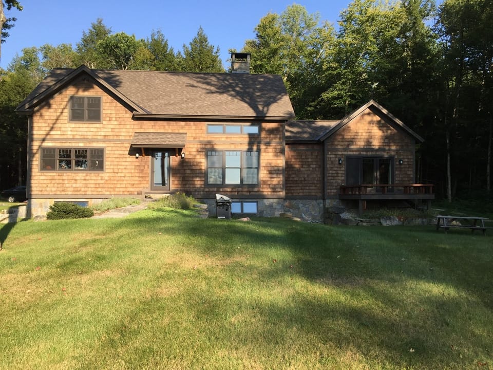 rear of house