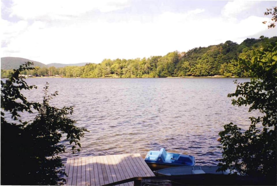 The lake is great for swimming, boating and water-skiing.
