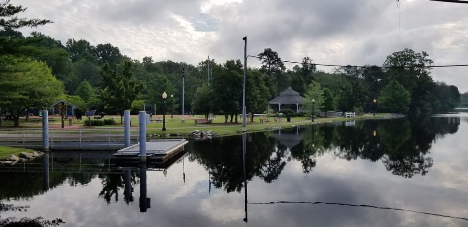 Memorial Park in walking distance
