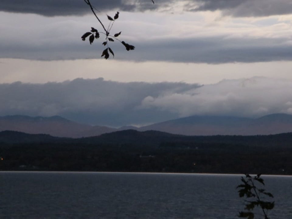 Fall weather on the Adirondacks.