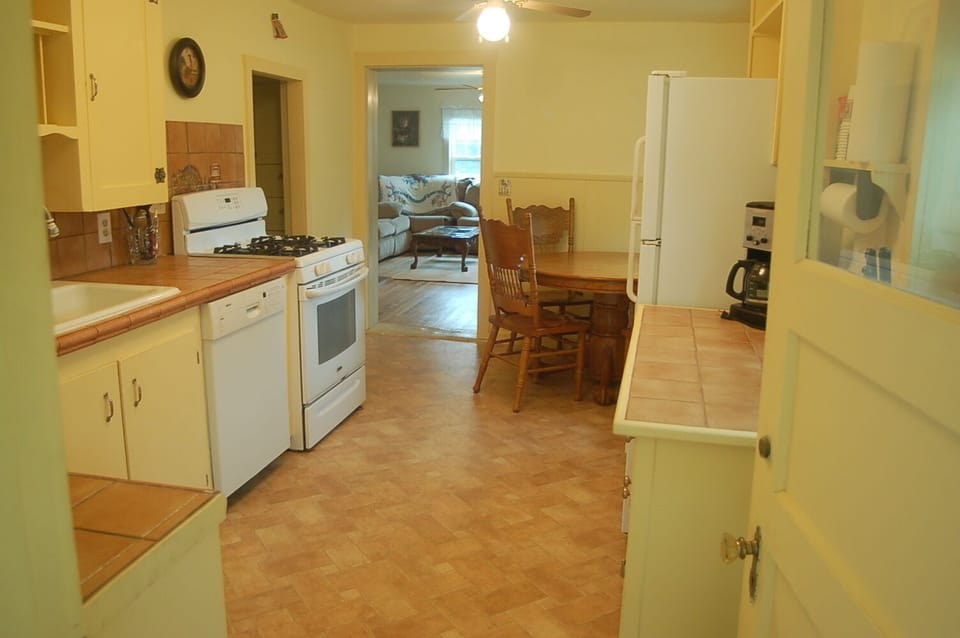 kitchen looking towards living room