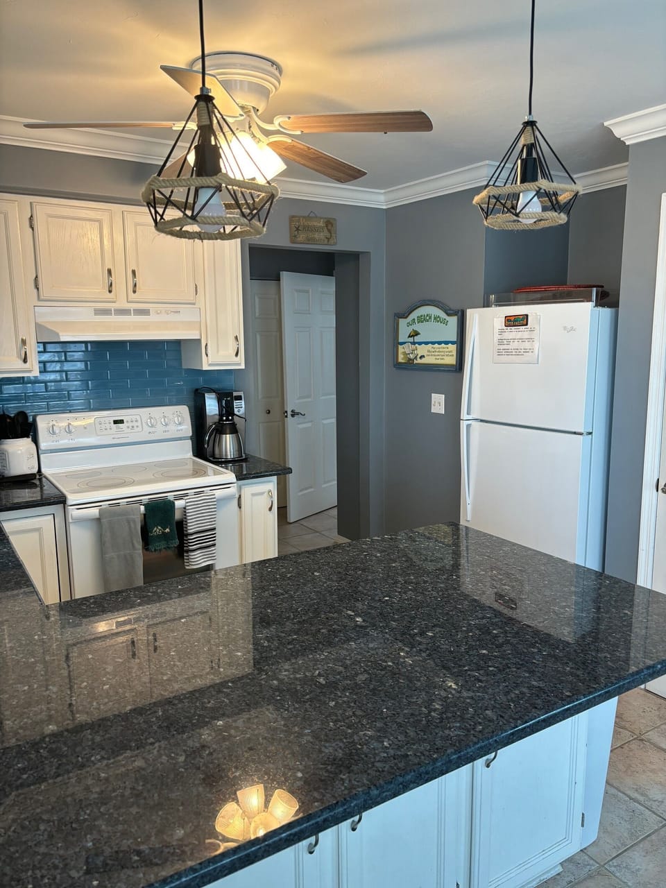 Main floor kitchen area