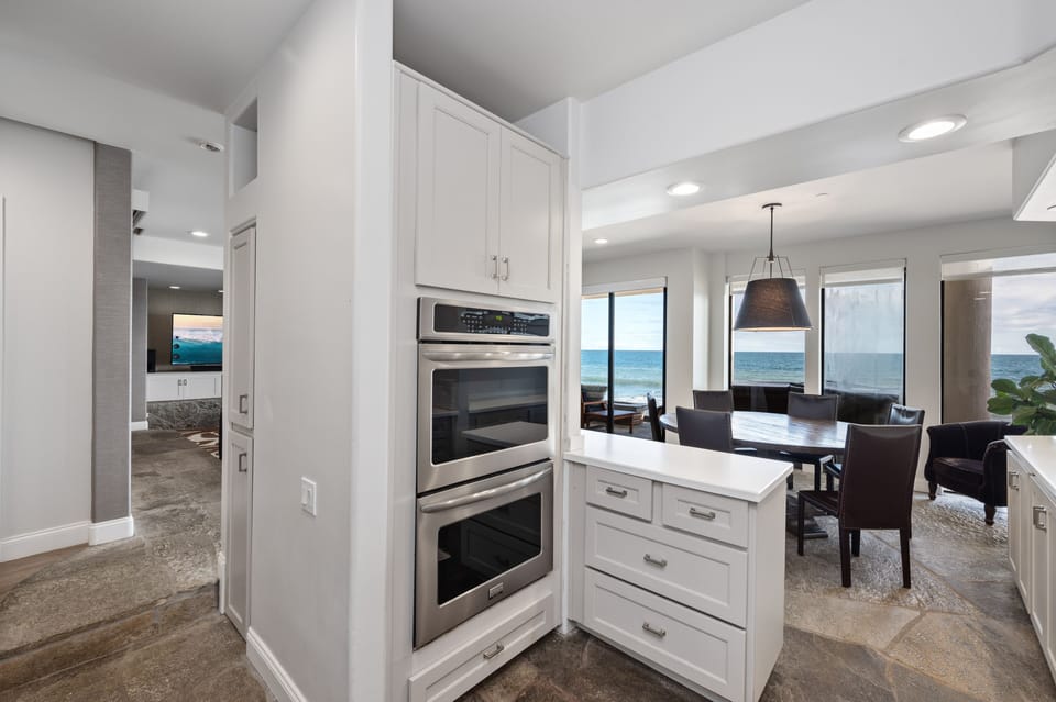 Kitchen oven and more counter space. 