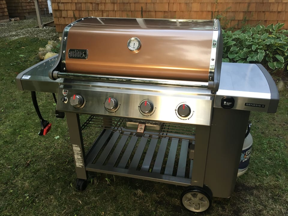 Grill time - gas and charcoal!