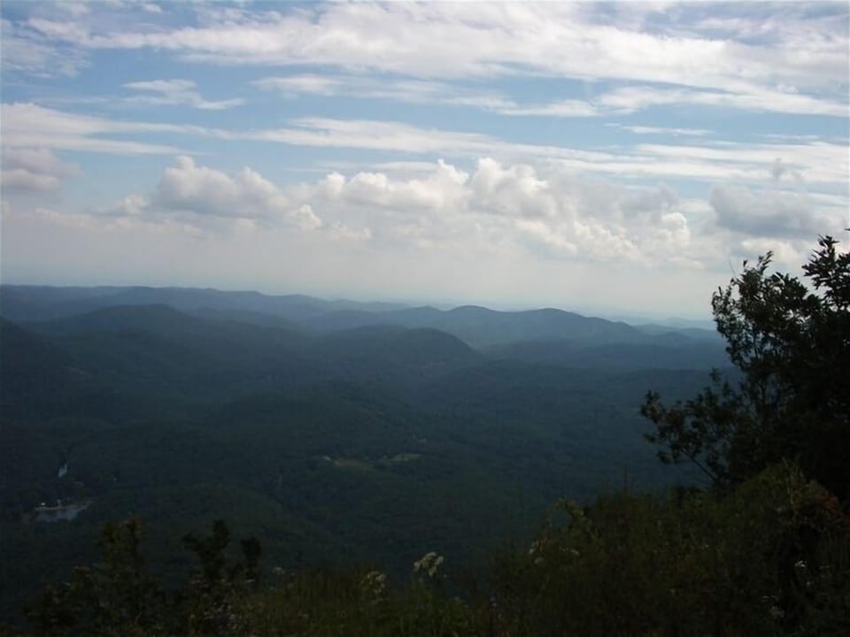 View from Whiteside Mountain:  One of most exciting and beautiful hikes!