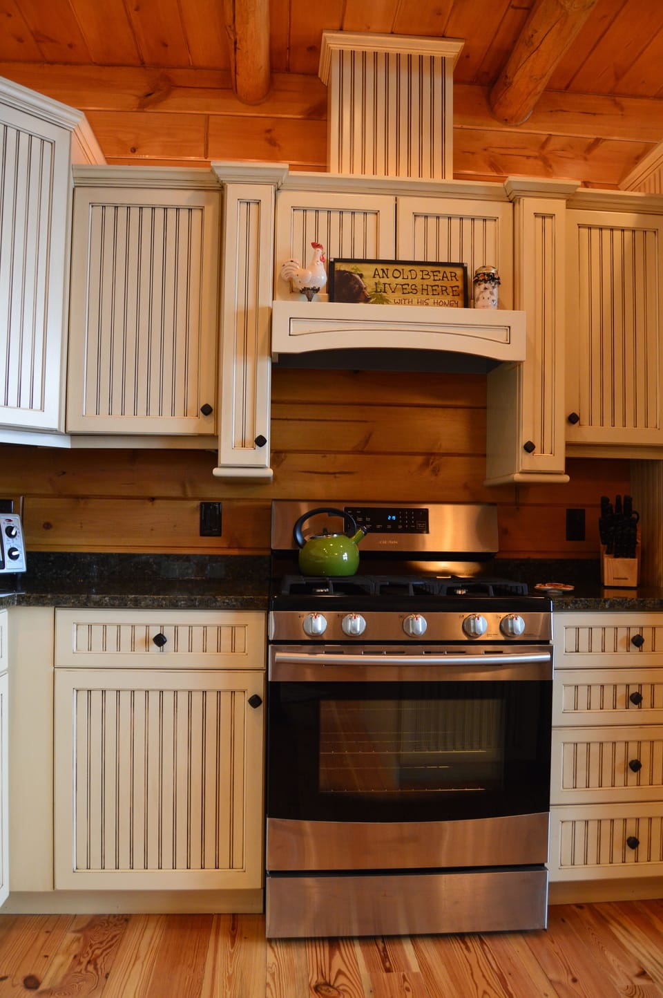 STAINLESS STEEL gas oven/range, microwave, toaster oven, dishwasher & fridge
