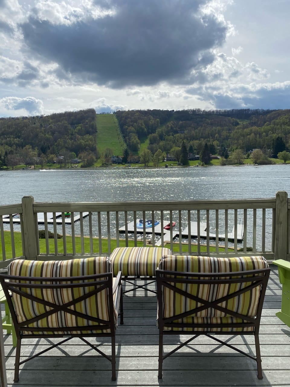 Summer view from deck