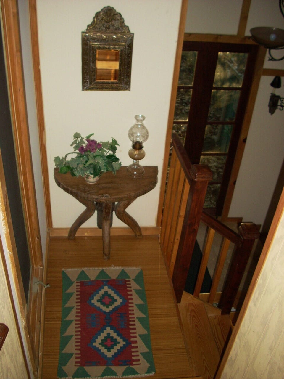 Looking Down from Master to the Landing in Entry 