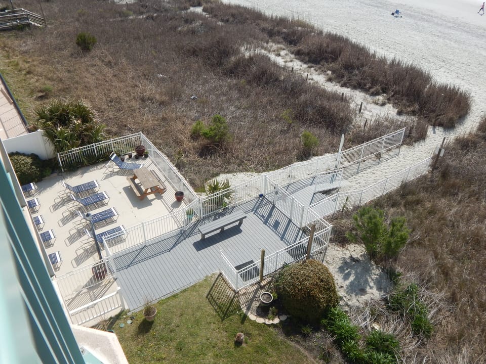 Our Private Walkway to the Beach, taken from balcony