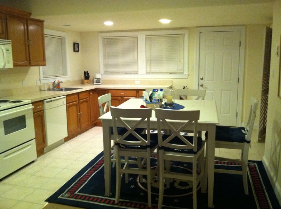 Fully stocked kitchen