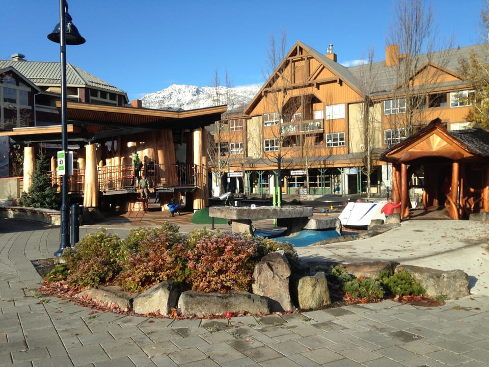 Natural playground steps from Northstar.