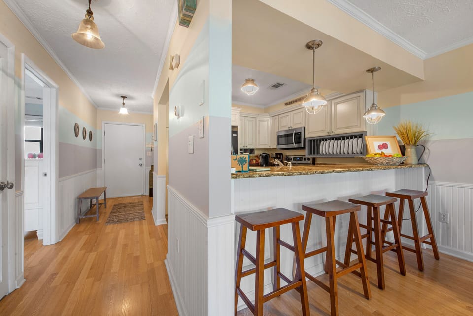 Entry into your beach abode