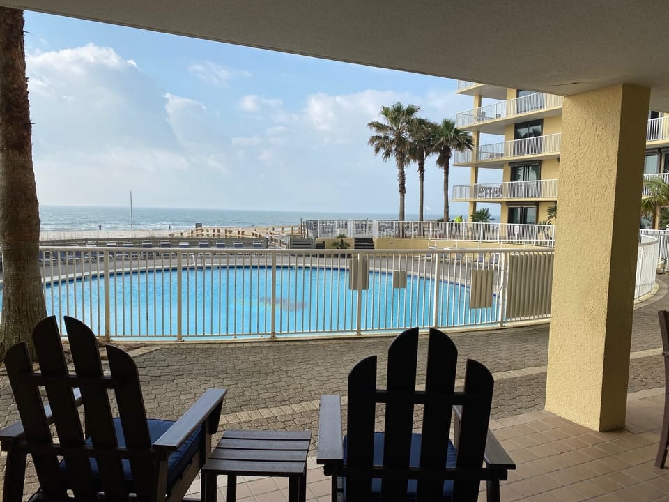 View from patio