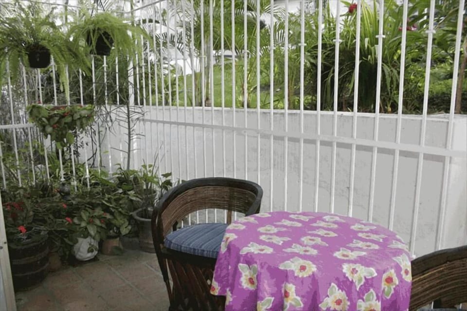Lovely garden patio