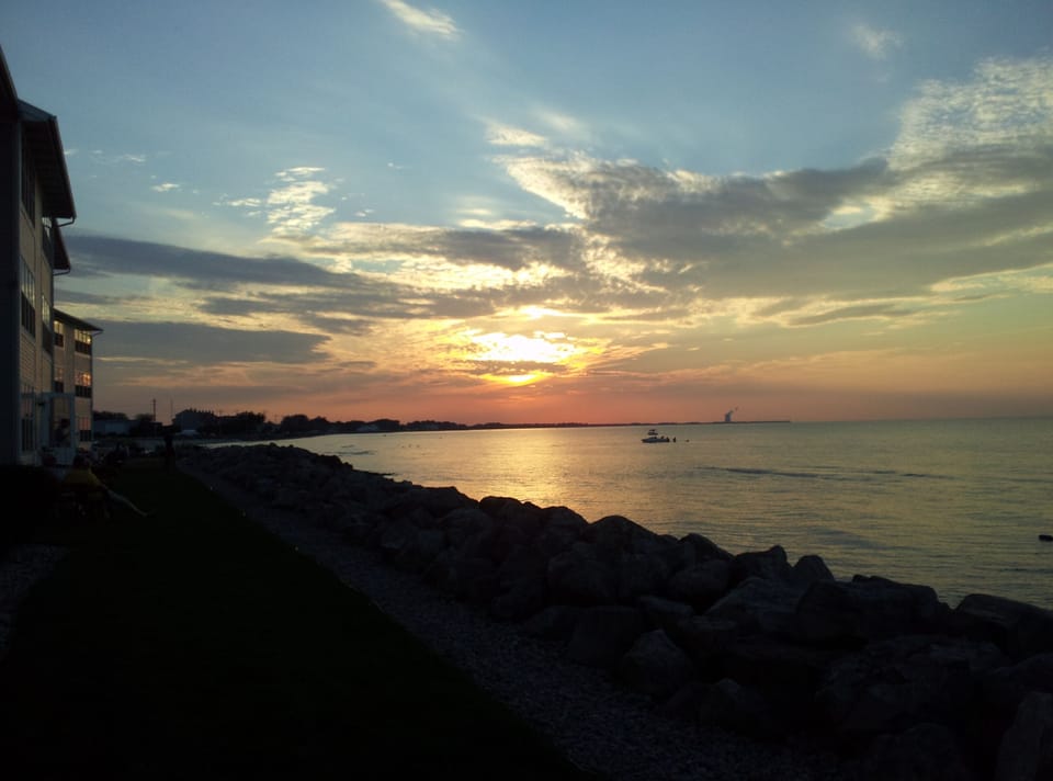 Enjoy the beautiful sunsets right outside your door.