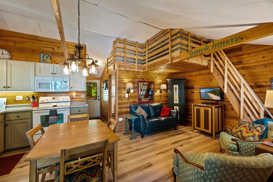 Living Area - Main Room with View of Loft