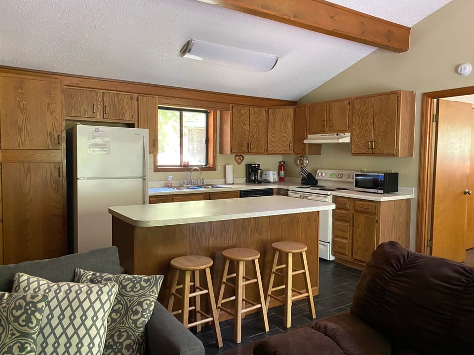 Pull up a stool to the kitchen island