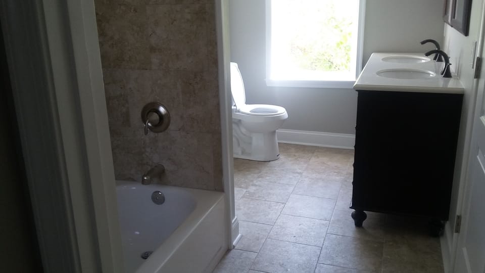 2nd floor master suite bathroom