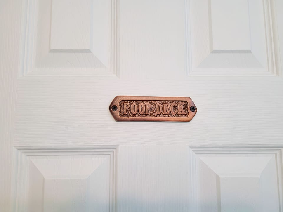 Hall Bathroom Door