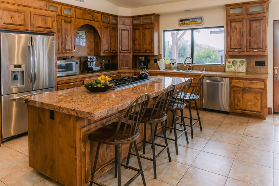 Cook up amazing meals at the kitchen island