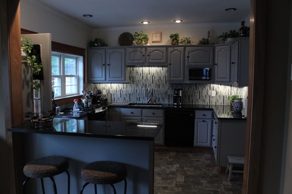 New kitchen with granite countertops