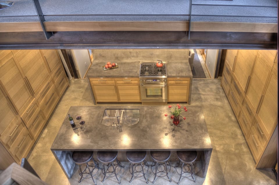 kitchen from above