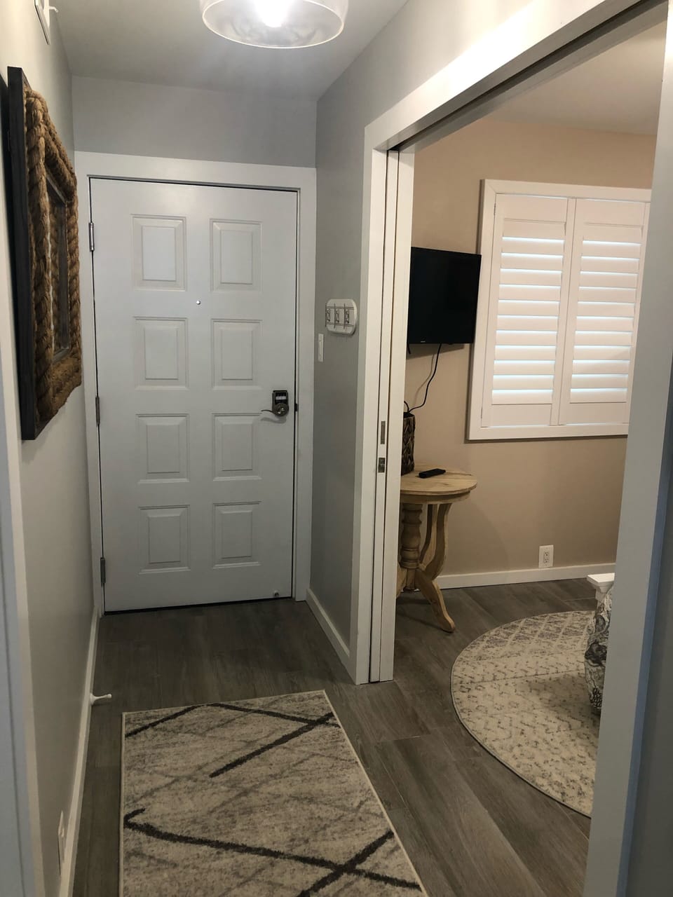 Hallway showing Pocket Doors of Bedroom 3