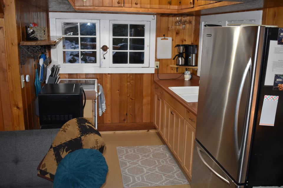 Kitchen from living area