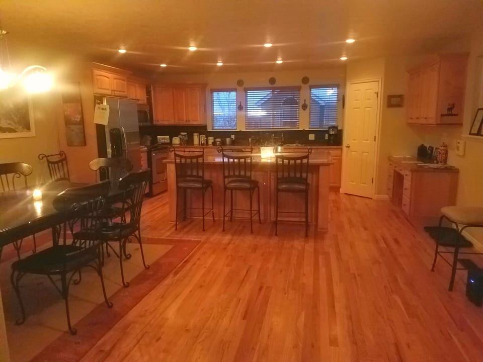 View as you enter kitchen