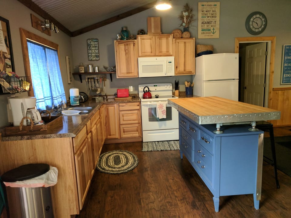 Kitchen in studio.