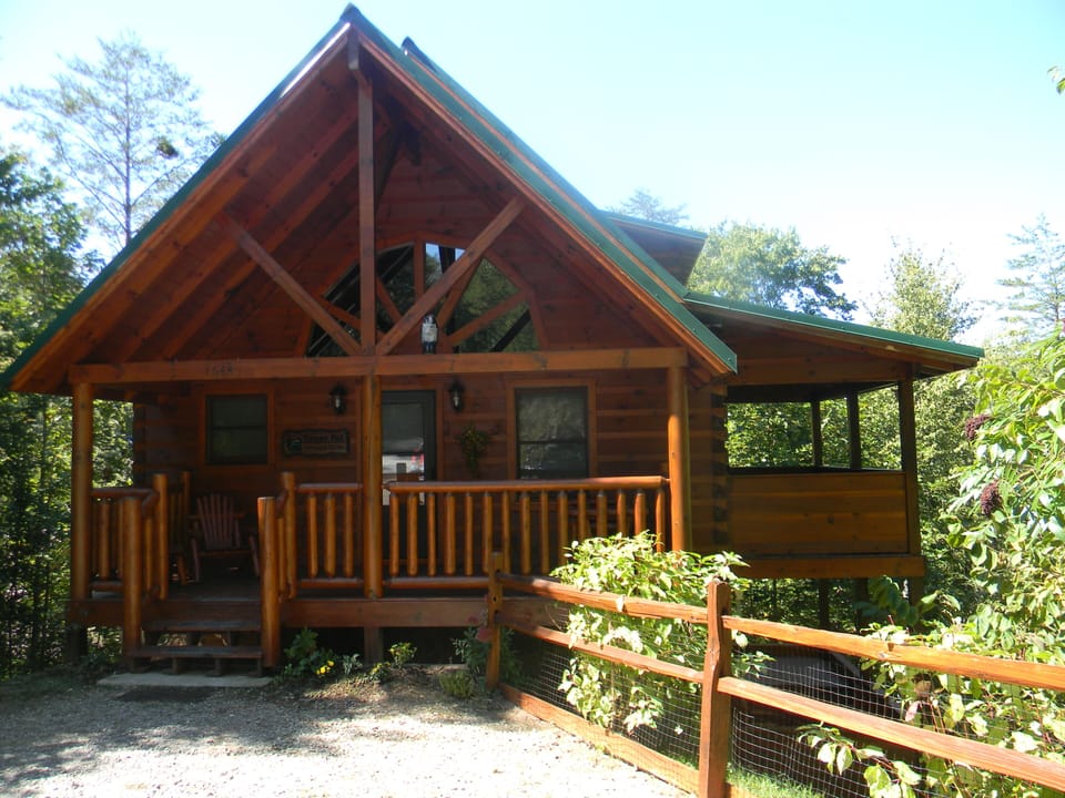Cabin on a sunny day