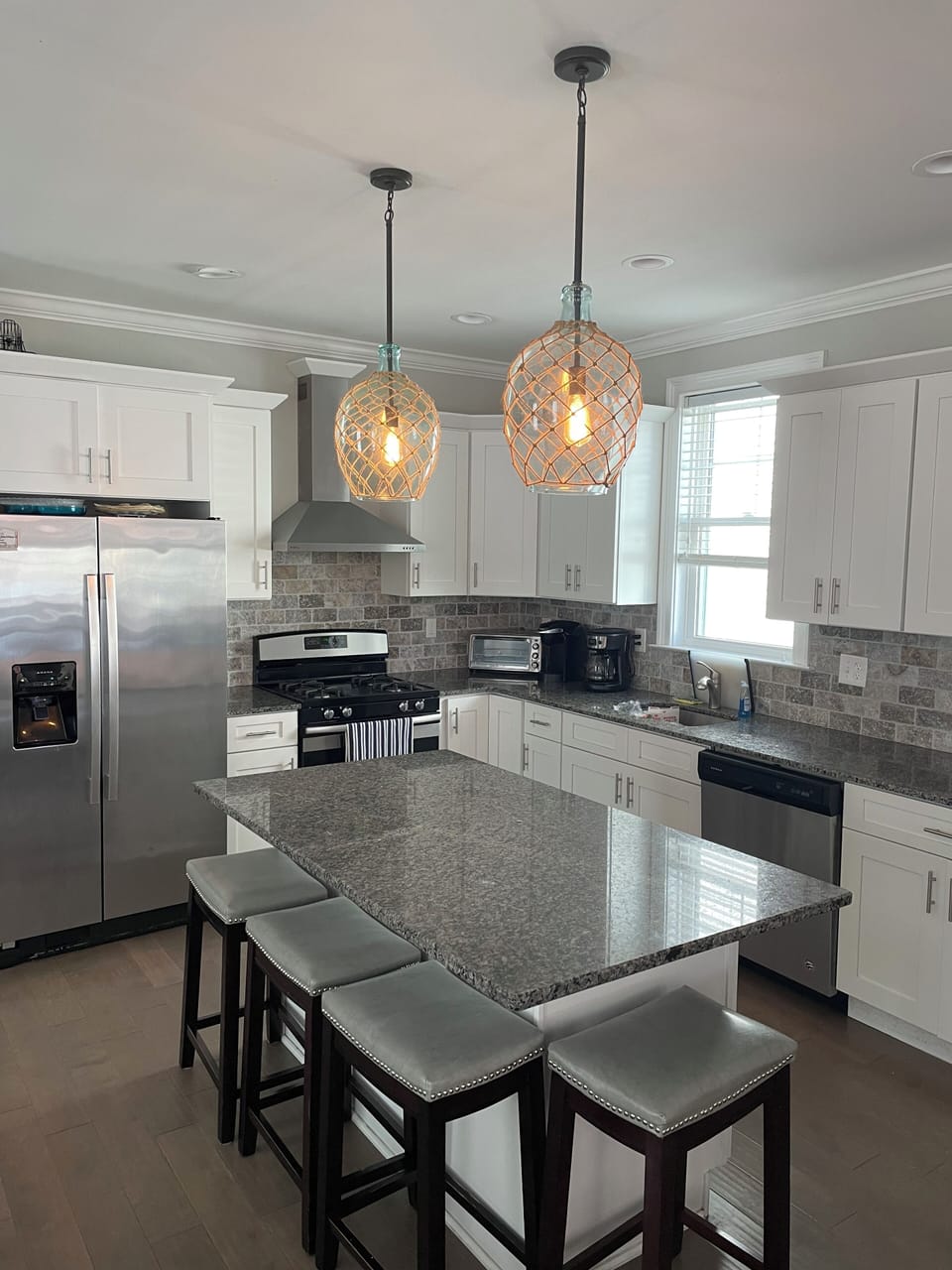 Kitchens have Modern Stainless Steel Appliances