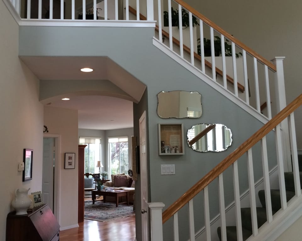 you can probably tell . . . but our home has stairs. 