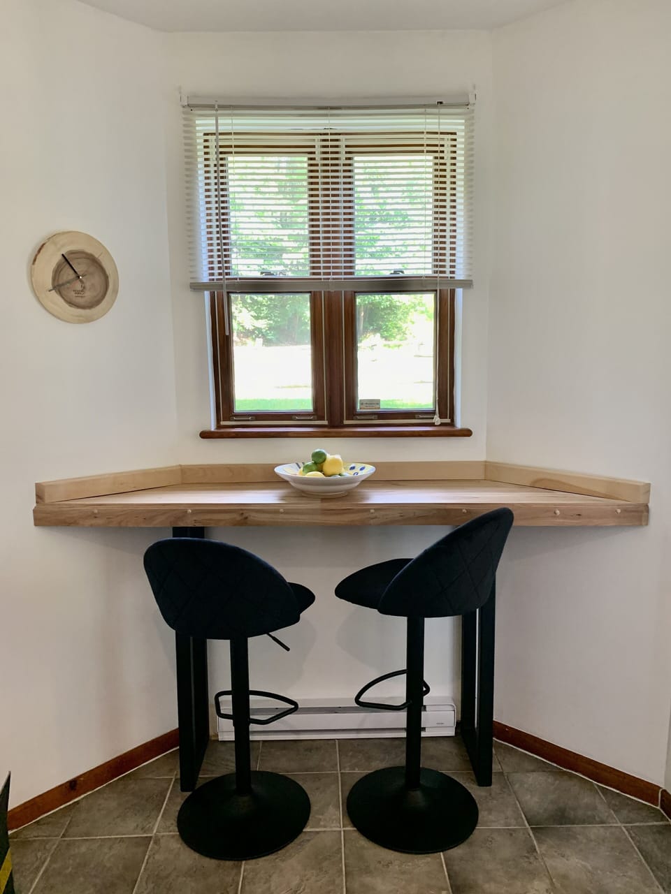 Coffee bar in kitchen