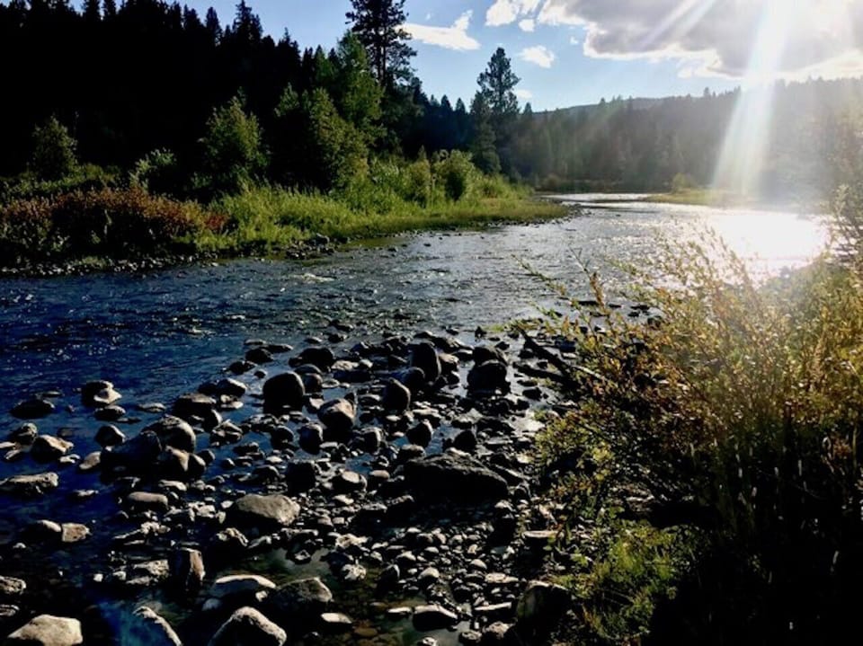 The Clearwater River in Seeley Lake.