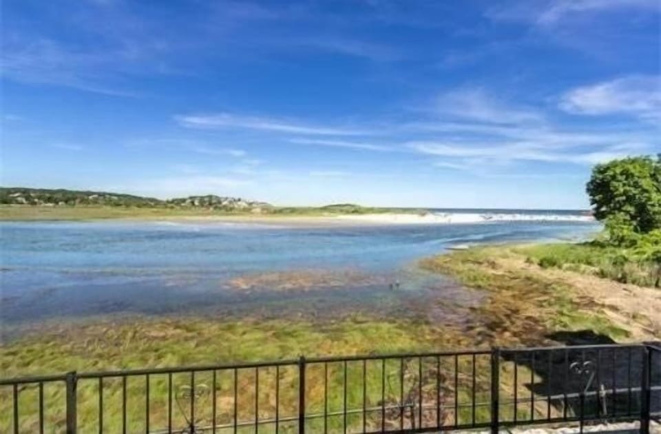 View of Good Harbor Beach and salt marsh from the house.