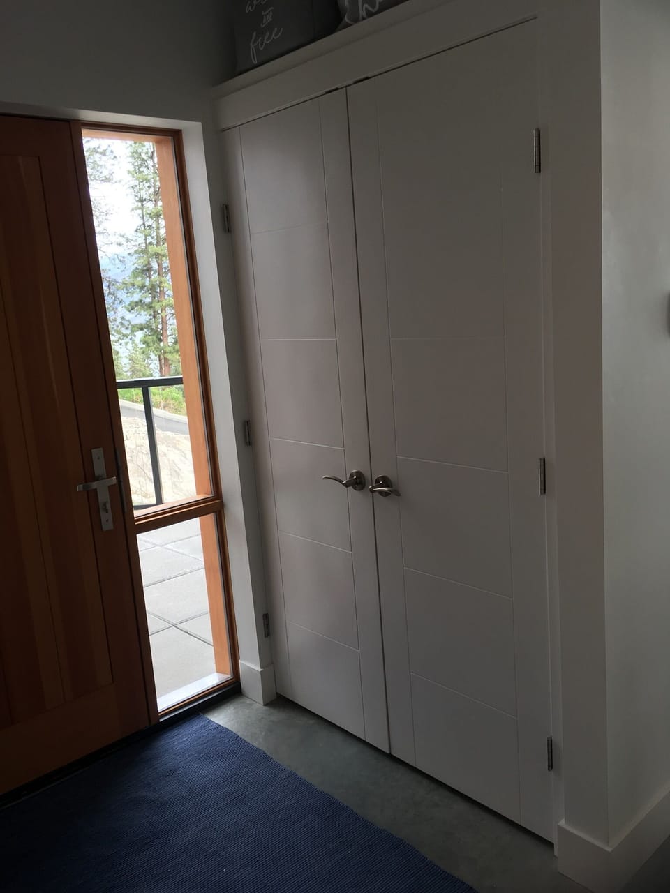 Entrance with closet