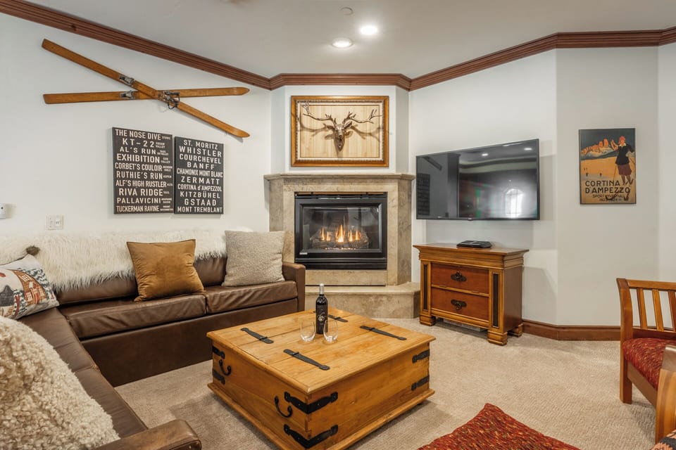 Welcome to Sonenalp 3, The Refined Rustic Retreat. Its teps to the lifts, but with a home this cozy, why would you go anywhere?