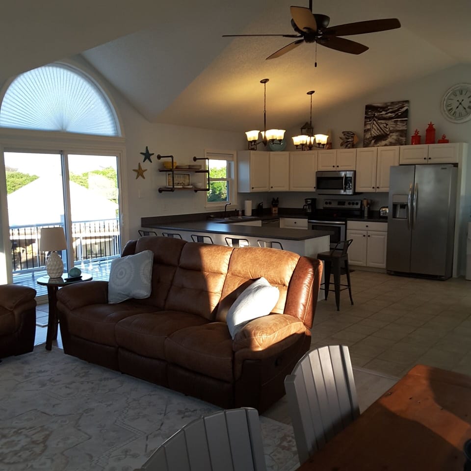 Living room, reclining couches