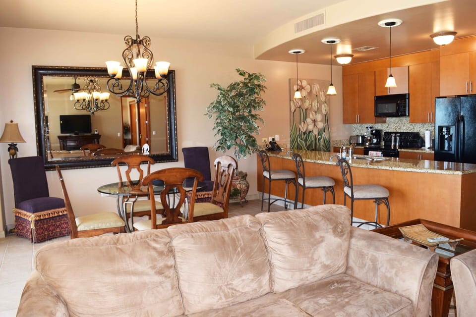 Spectacular decorations throughout the condo