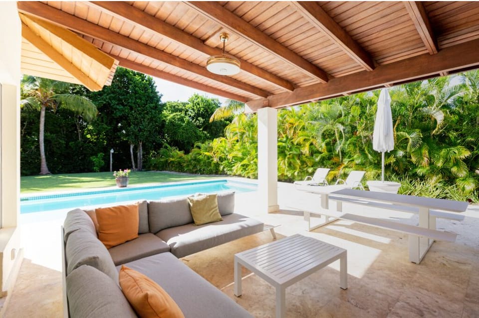 Downstairs patio