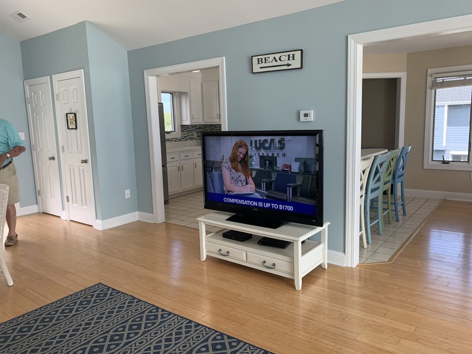 Upstairs living area