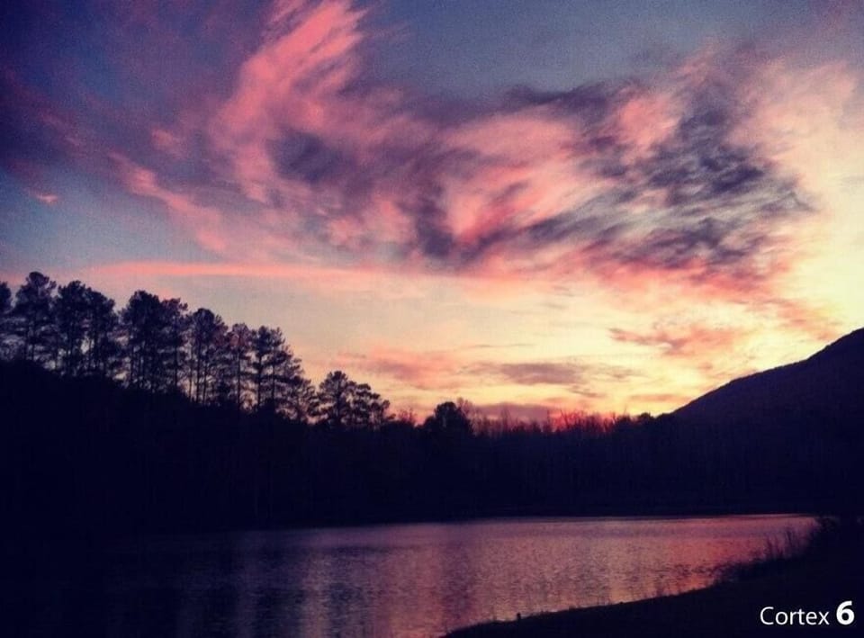 Sunset at camp