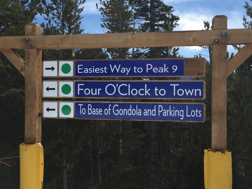 Ski to Gondola parking and walk home from Mountain Thunder
