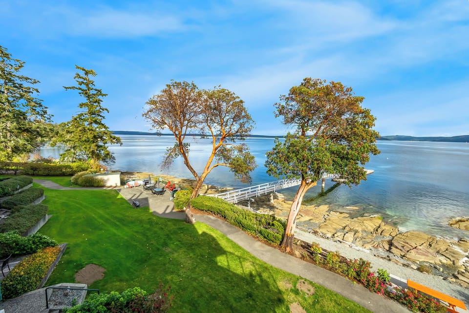 View from the deck looking north. 